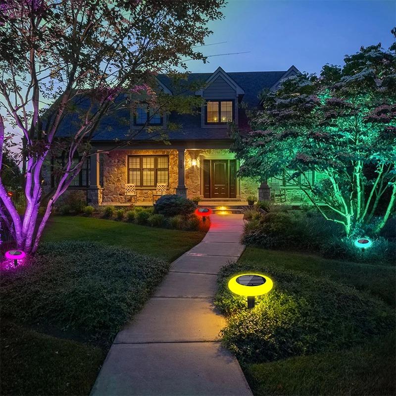3PCS Solar Outdoor Lights Motion Sensor Solar Wall Light Waterproof Emergency Waterproof For Floating Pool Light Street Garden Porch