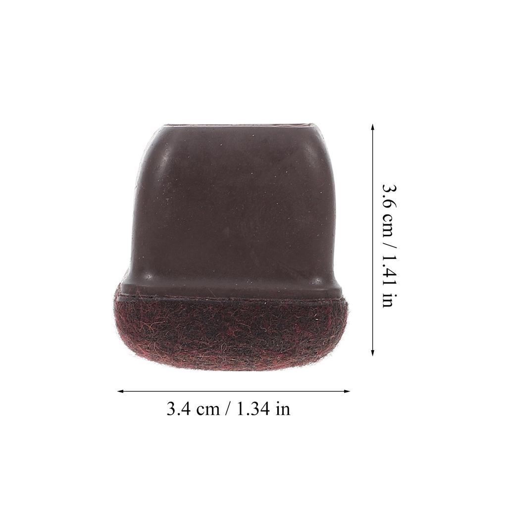 8Pcs Furniture Leg Pads Chair Foot Covers Anti-Vibration Floor Protectors for Kitchen Bar Stool Desk Dining Chairs Tpe Wear