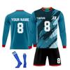 Personalised Shirts Kit Mens Girls With Name Number Custom Football Jerseys For Boys Training Suit