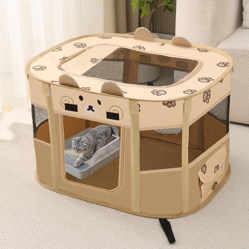 Geburtszelt für Katzen und Hunde: Geschlossene Wurfbox für Haustier-Trächtigkeit & Geburt