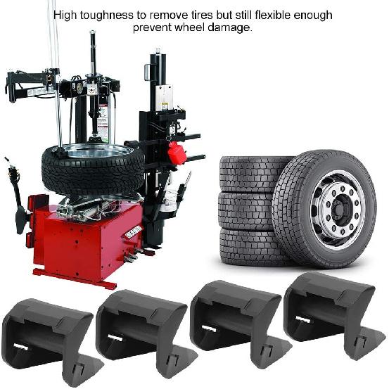 Für Reifenmontiermaschinen Felgenklemme Teile Gorgeri 4 Stück Reifenmontiermaschine Klemme Abdeckung, ST4027645 Backen Schützer Schutz Abdeckungen Reifenmontiermaschine Klemme Abdeckung