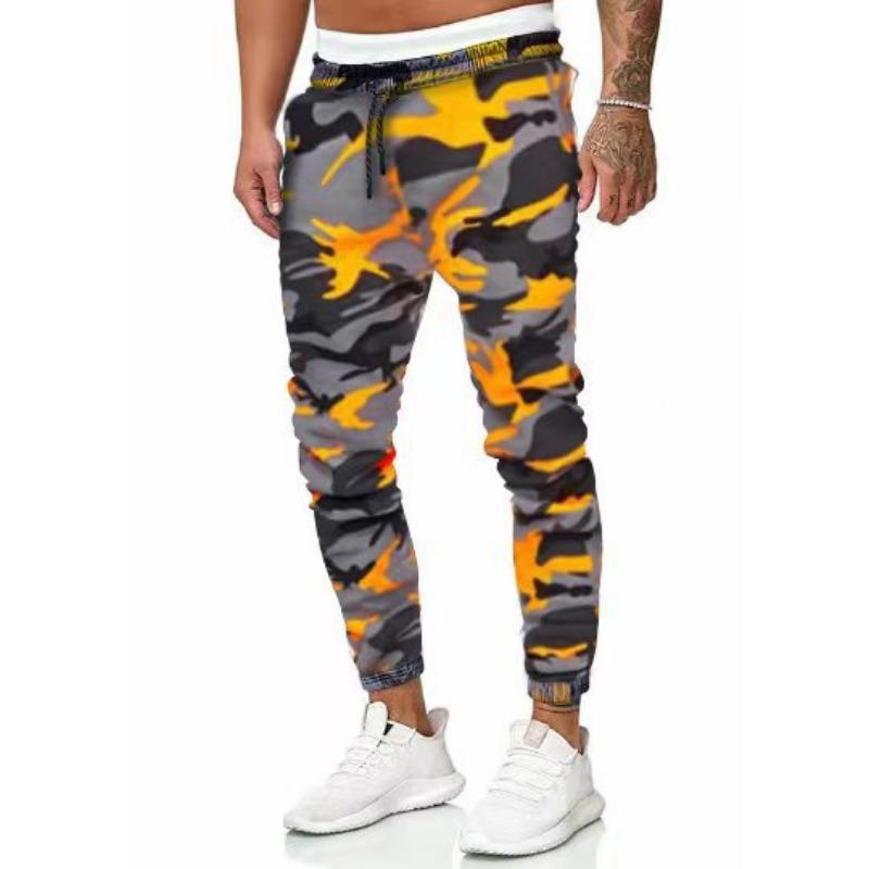 Herren Webhose aus Baumwolle mit Fischgrätmuster