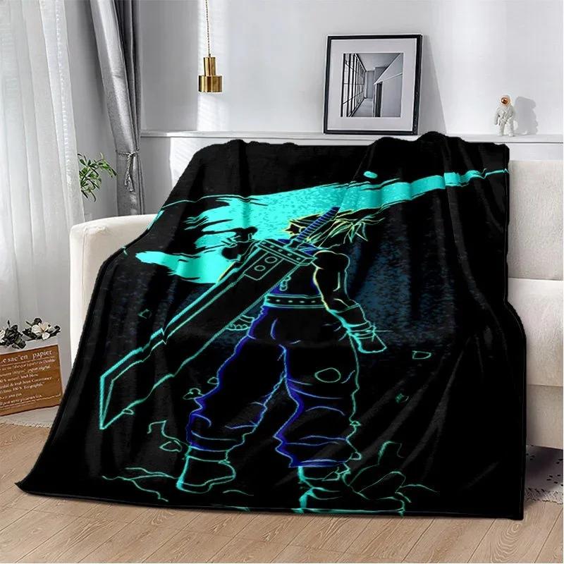 Fashion Final Fantasy Series Game Soft Plush Blanket,Flannel Blanket Throw Blanket For Living Room Bedroom Bed Sofa Picnic