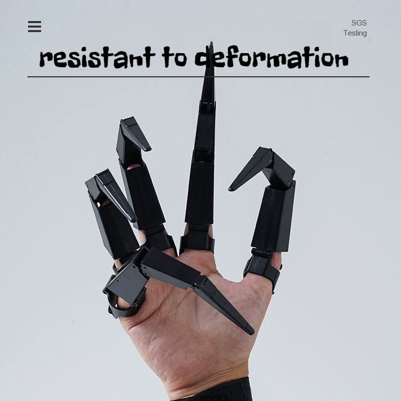 Halloween Articulated Fingers 3D Extensions Fingers Cosplay Party Decoration Outdoor Party Props