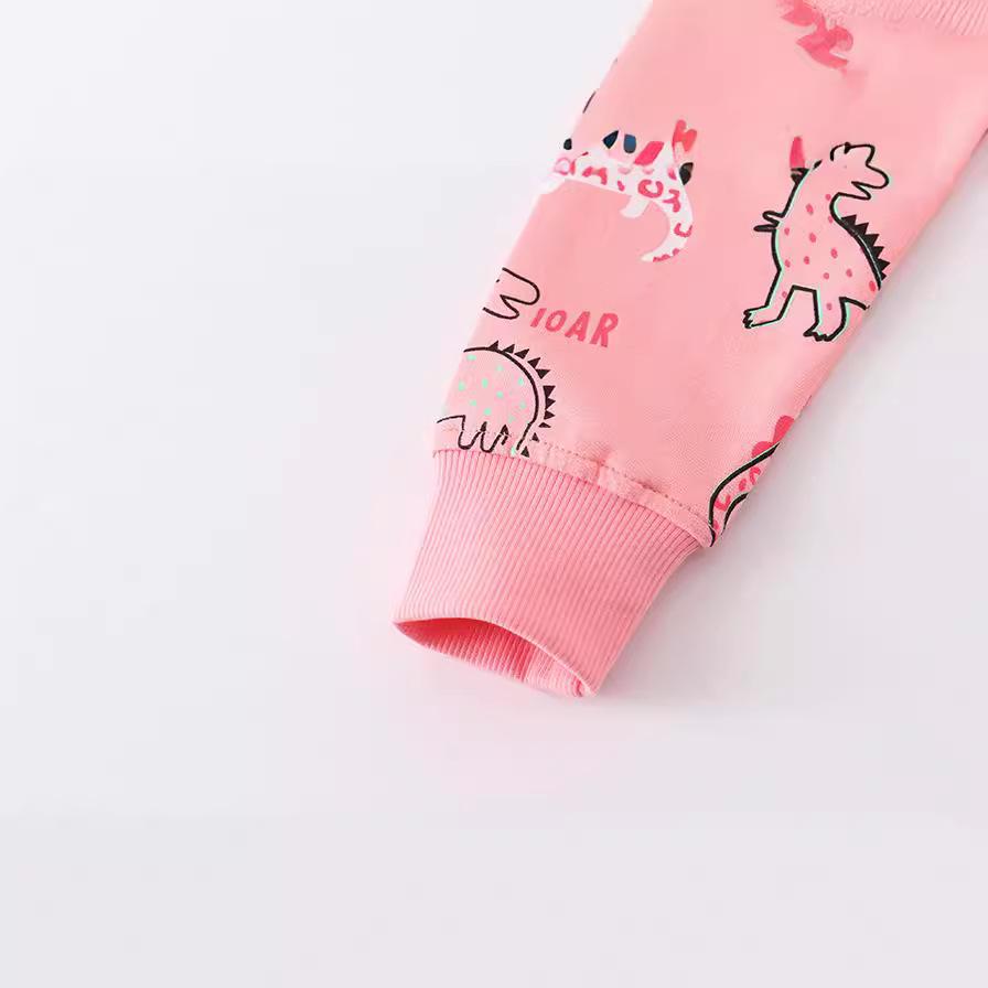 Girls' Autumn Cartoon Cotton Long-Sleeve Sweatshirt