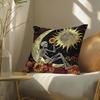 Personalized Art Skeleton Display Pillow Case Pattern Printed Pillowcase For Living Room Sofa Cushion Cover & Bedroom Decor