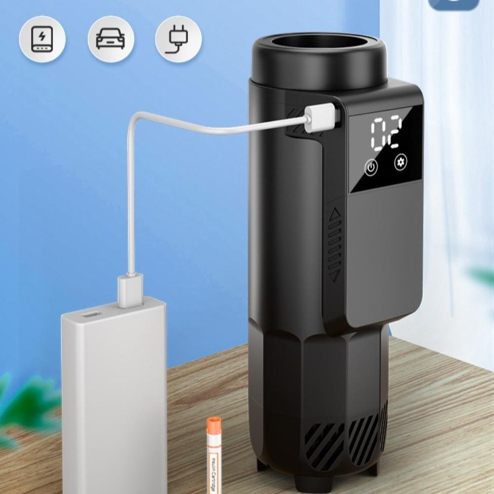 LCD Display Insulin Cooler Travel Cup Insulated USB Refrigerator Cooler Box Travel