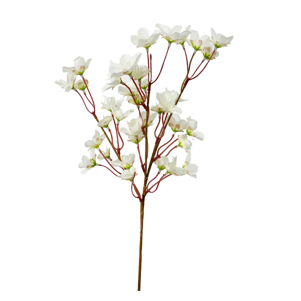 Artificial Flowers Silk Peach Blossom Spring Decor Fake Arrangement Home Room Wedding Bridal Table Party Garden Yard Diy Gifts