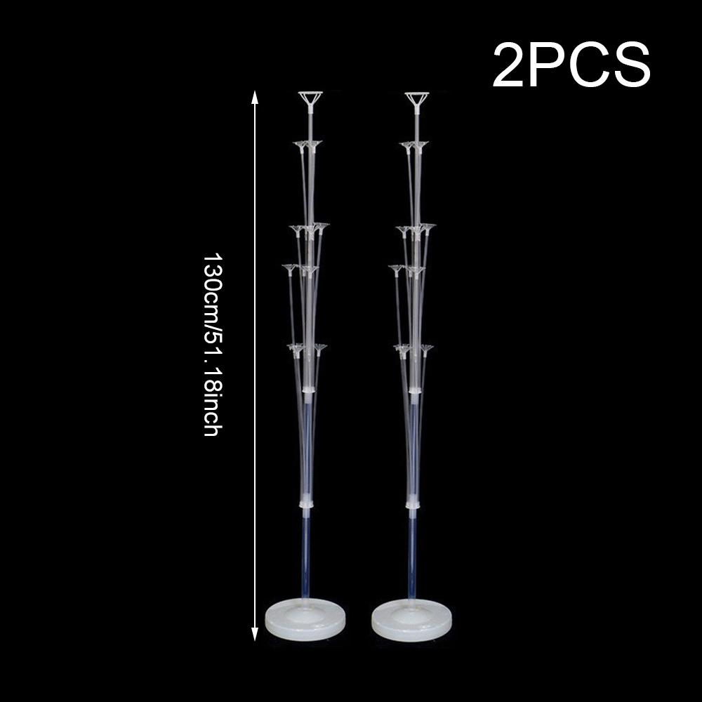 

Runtow 2 комплекта подставок для воздушных шаров с основанием, стойки-колонны для воздушных шаров для свадебного, рождественского, новогоднего, дня рождения, выпускного вечера Other