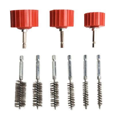 3/9 bucăți 8-19mm tub de sârmă mașini perie de curățare pentru curățarea ruginii spălare lustruire pentru industria auto unelte pentru curățarea țevilor