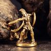 Vintage Brass Spartan Warrior Statue Twelve Types of Rome Soldier Models Figurine Game Props Desktop Ornaments Home Craft Decor