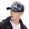 Baseball Shark Embroidery Cap Outdoors Casual Peaked Caps Sun Protection Gift