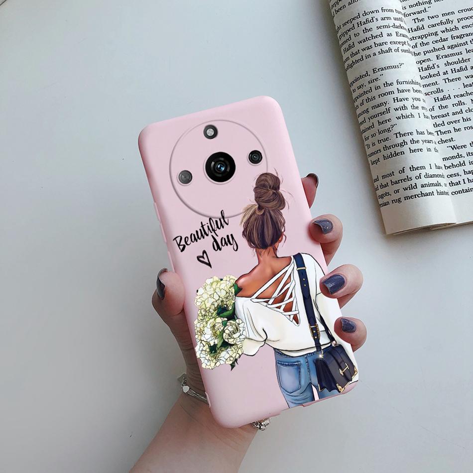 For Realme 11 5G Case RMX3751 Super Mom Baby Fashion Girl Funda Soft Cover For Realme 11 Pro+ Coque Realme11 Pro Plus Phone Case