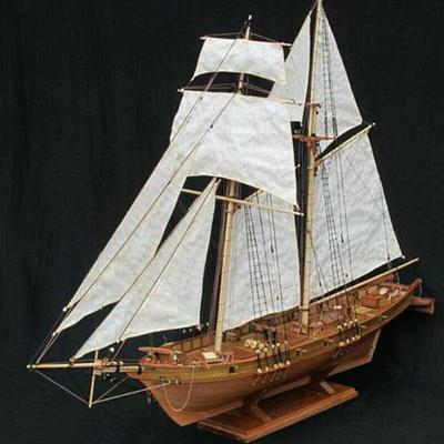 Handmade Wooden Sailboat Ship Kits 1:100 Scale Diy Model Toy Home Decoration Boat Gift Toy Wooden Ships Model Assembly Toy