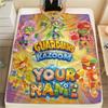 1PC Guardians Kazoom Adventure Custom Name Patterned Flannel Blanket Suitable For All Seasons For Home Decor Warmth And Comfort Gifts Holiday Present