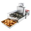 Kommerzielle Automatische Donut-Maschine, 4 Reihen Donut-Herstellungsausrüstung, 240 Stück/Stunde Elektrischer Hochleistungs-Donut-Maker, Edelstahl-Frittier-Automat
