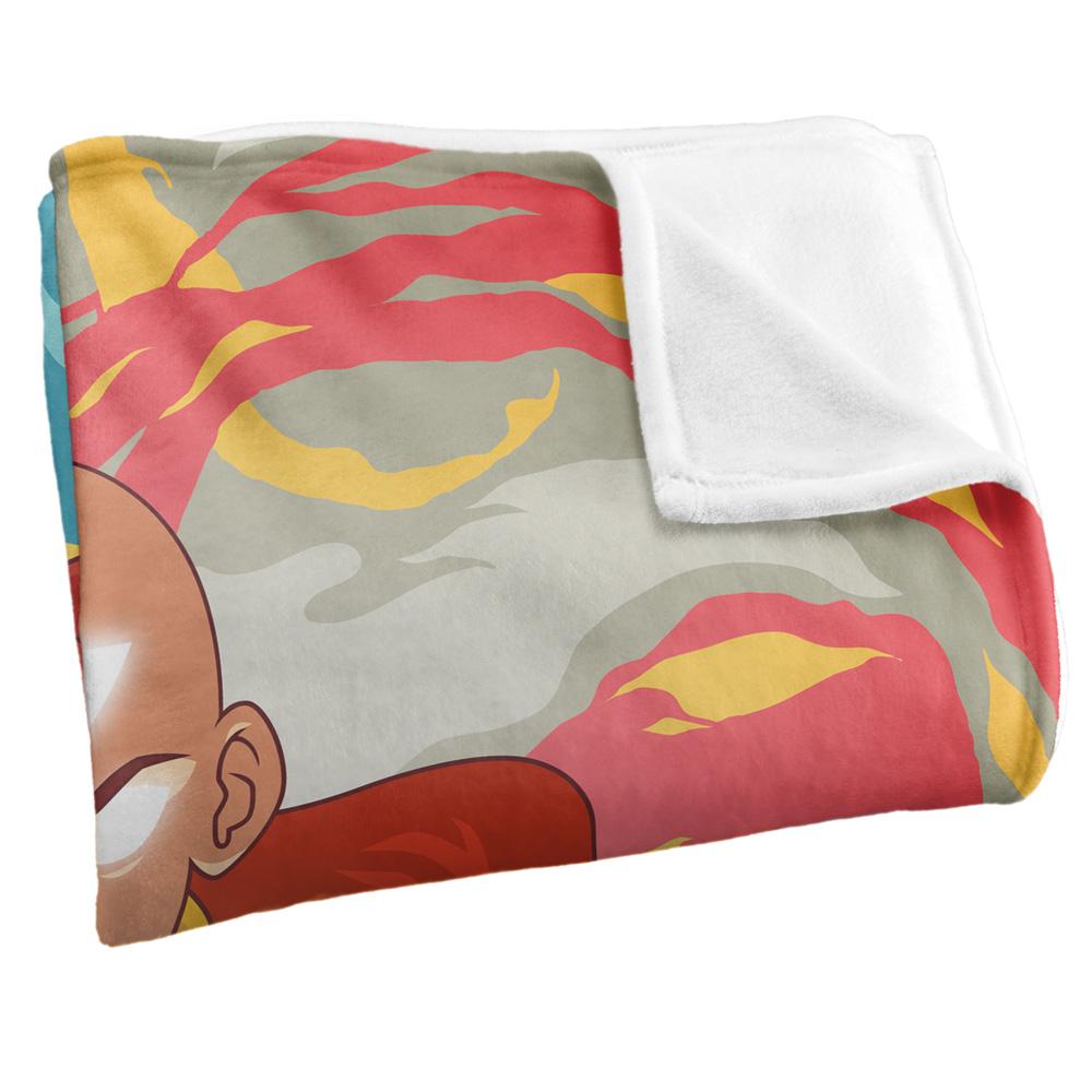 Avatar: The Last Airbender Silky Aang Supersoft Blanket