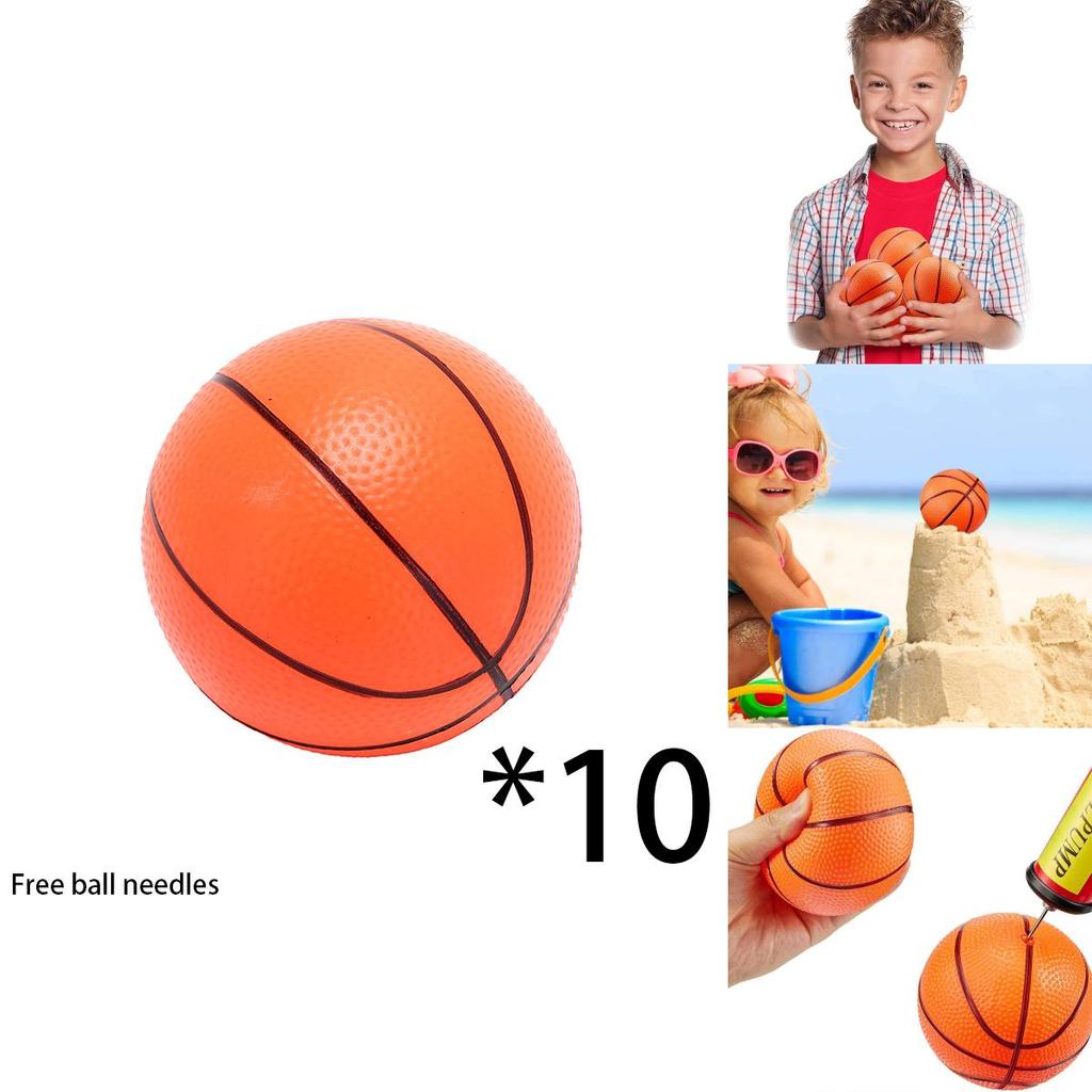 10cm Mini Inflatable Pvc Basketball Toddler Kindergarten Indoor Outdoor Interactive Play Toy Ball