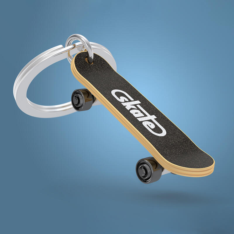 Keyring Skateboard (Black)