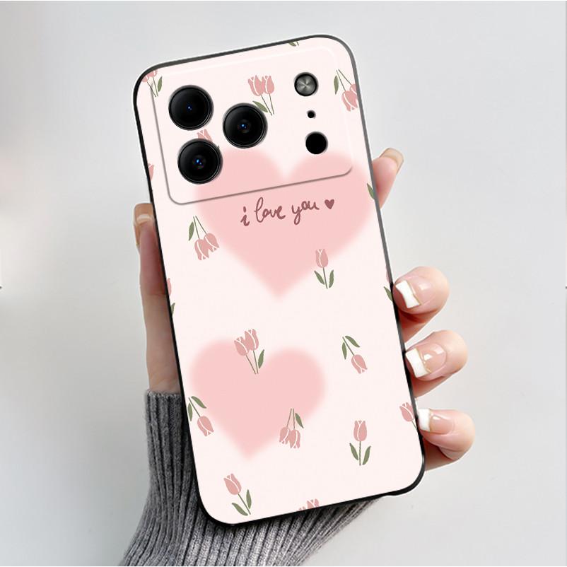 For Doogee Note 56 Case Luxury Fashion Butterfly Flowers Black Soft TPU Silicone Phone Cover for Doogee Note56 Shockproof Casing