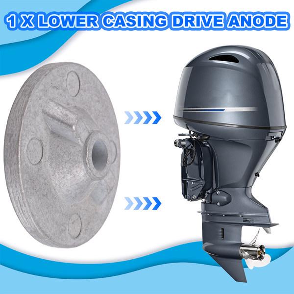 Anodized Zinc Alloy - Yama Compatible, Color: As Shown, Model: 6E8-45251-00