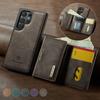 Abnehmbare Magnetische Wallet Hülle Für Samsung Galaxy S26 Ultra S25 Edge S24 S23 S22 Plus S21 Für Magsafe RFID-Blockierende Kartenabdeckung