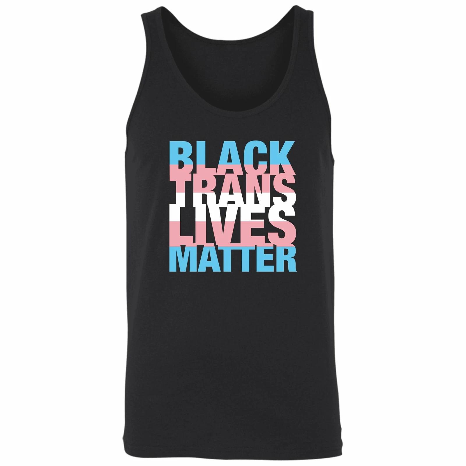 Black Trans Lives Matter Tank Trans Rights Tank Top 2XL