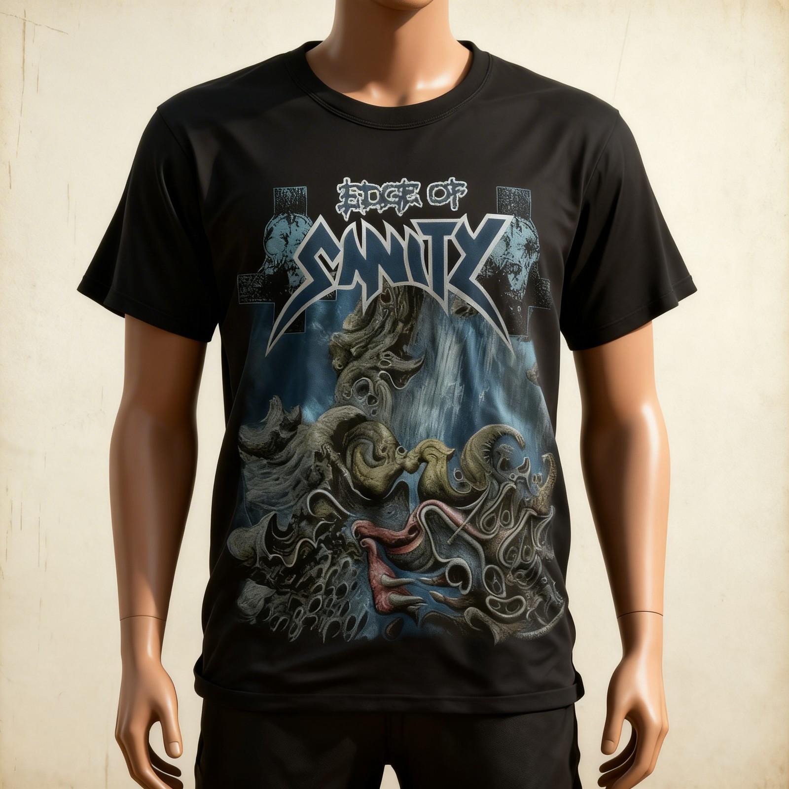 EDGE OF SANITY The Spectral Sorrows T Shirt Black All Size Gift Fan L