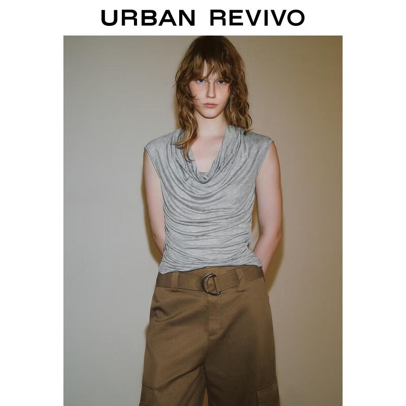 UR 2025 Women s Cowl Neck Sleeveless T-Shirt XL