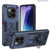 Dual Finger Ring Armor Cover for Xiaomi Redmi Note 14 Pro Plus Case for POCO X7 Rotate Metal Bracket Kickstand Holder Case
