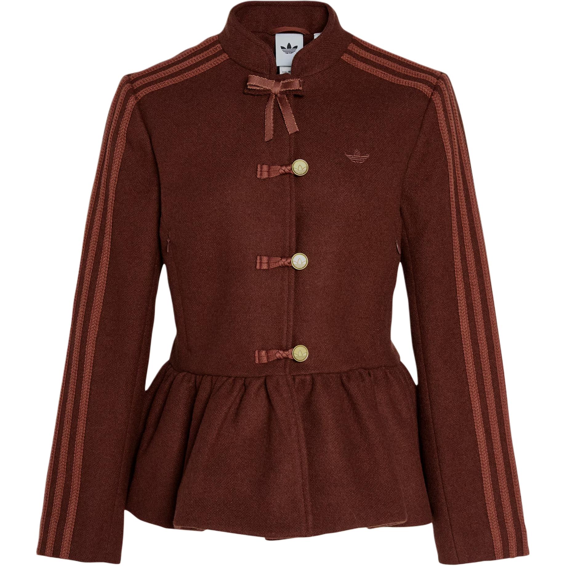 

Adidas Originals Новий Рік FW25 Новий Китайський Стиль Підкреслює Талію Спортивна Смугаста Приталена Куртка Жіночі куртки KR5069 XL