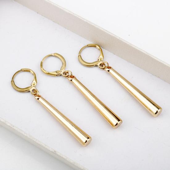 Women Hanging Earrings Solid Color Simple Long-lasting Lady Hook Earrings Female Jewelry