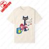 Pete The Cat Rockin T Shirt Funny Women Tshirt Kawaii Retro Trend Cool Street T Shirts High Quality Cotton Tees Camisetas Mujer