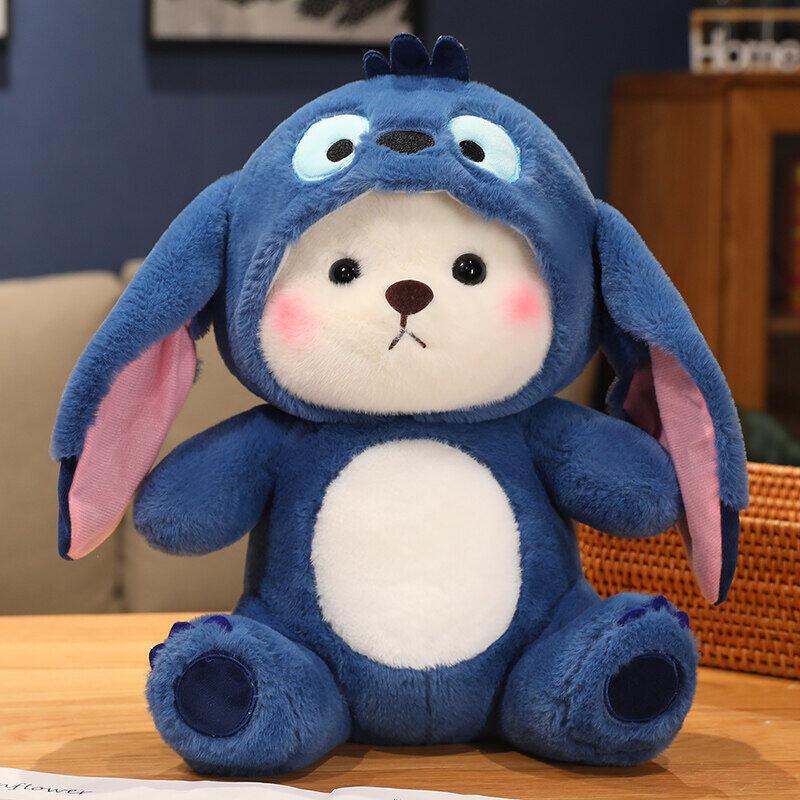Turn Into A Bear With A Hat, A Plush Toy Doll, And Hug A Bear Rag Doll.