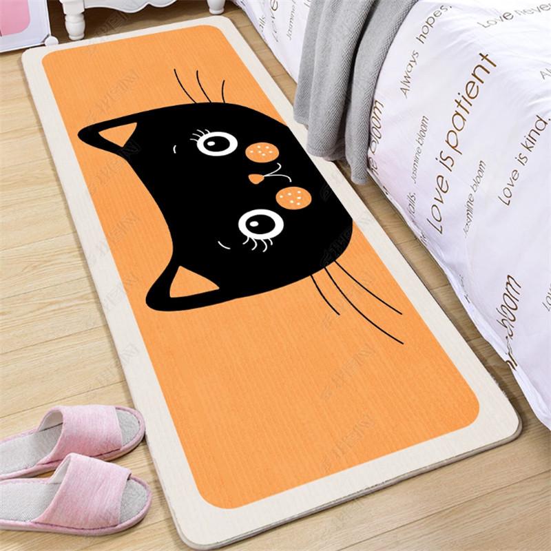 

Напольный коврик для спальни девочки в скандинавском стиле - Простой прикроватный ковер для детских комнат 60x160 cm