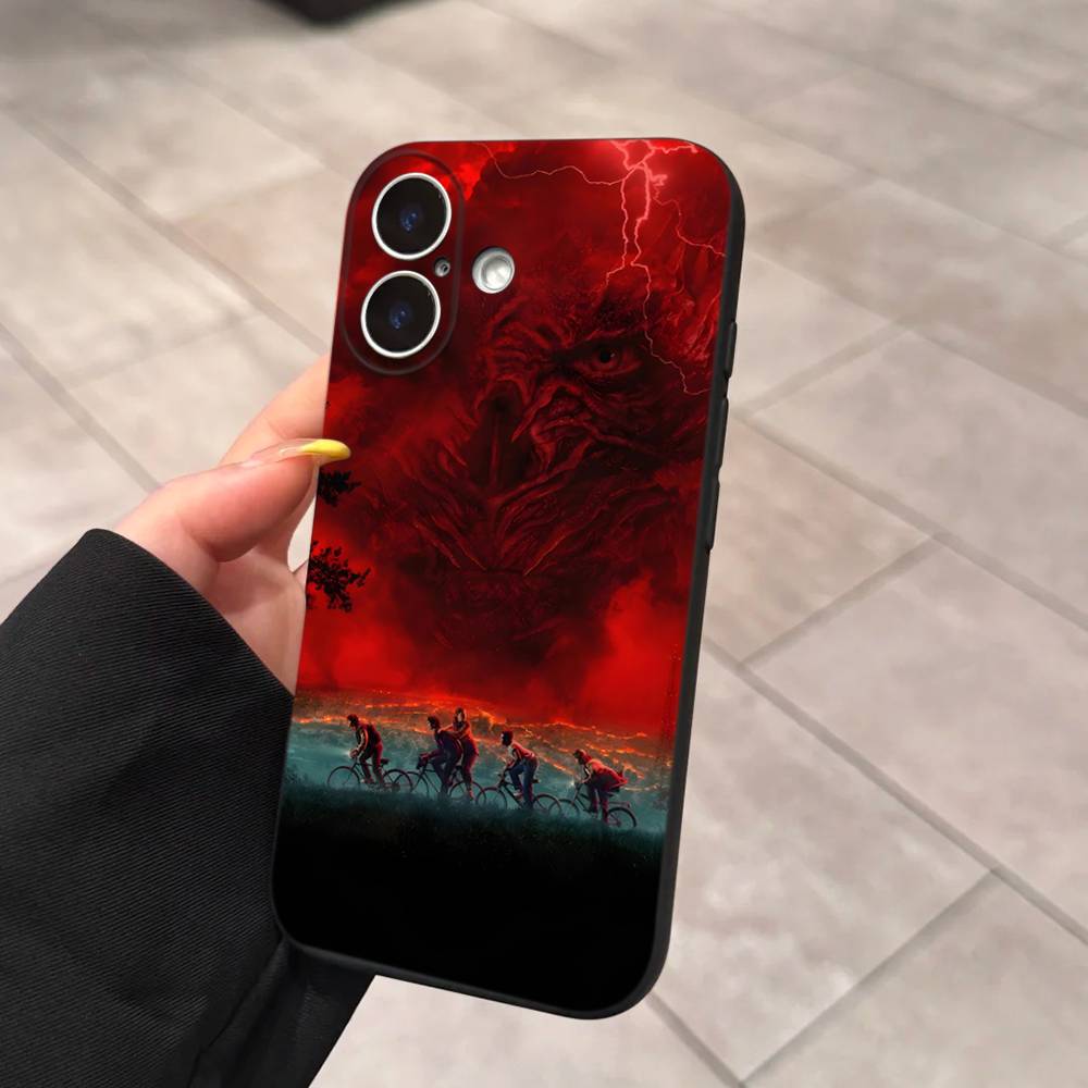 Hot S-Stranger T-Things Phone Case For IPhone 14 Plus 13 Mini 11 16 15 17 Pro Max Protection Shockproof