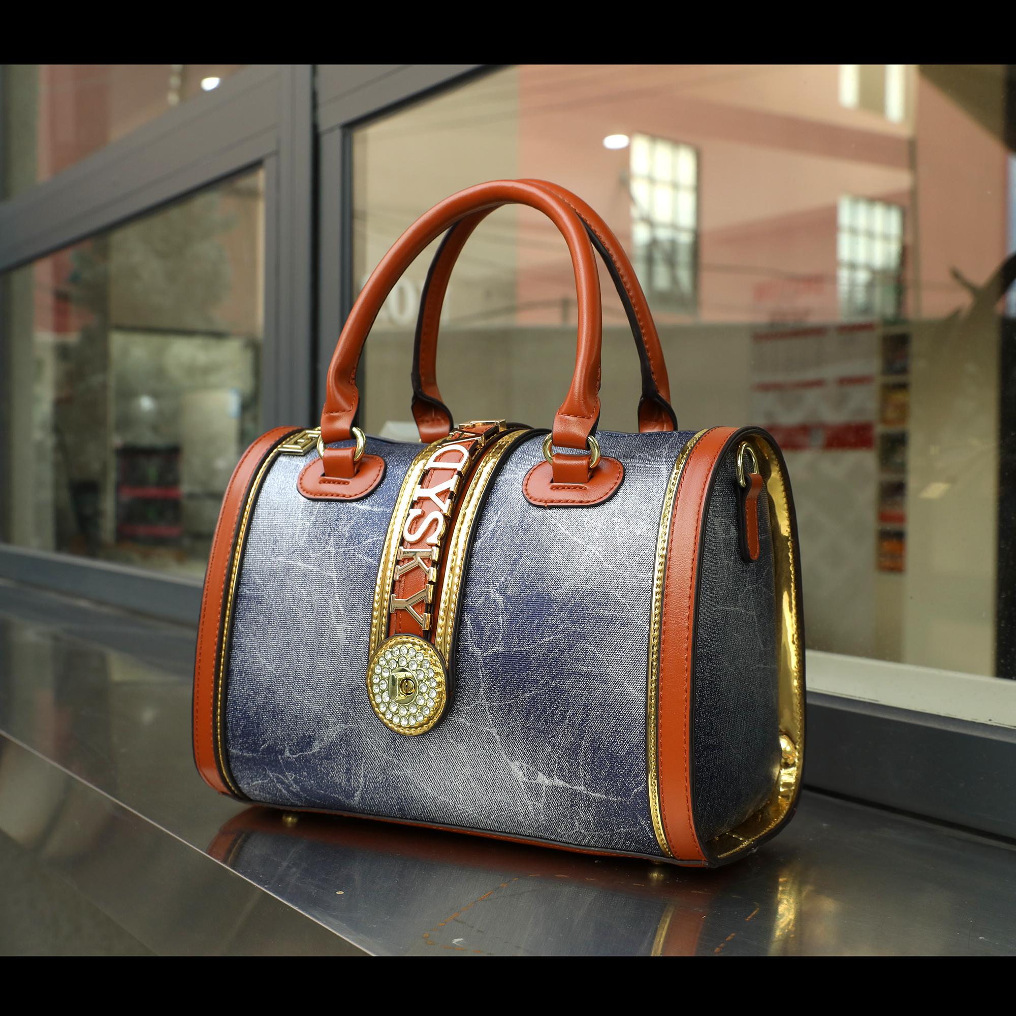 Ladysky Fashion Handbag for Women Large Capacity Female Bag Top Product Ladies Bag with Metal Letter Guangzhou Quality Factory L29xW15xH21cm