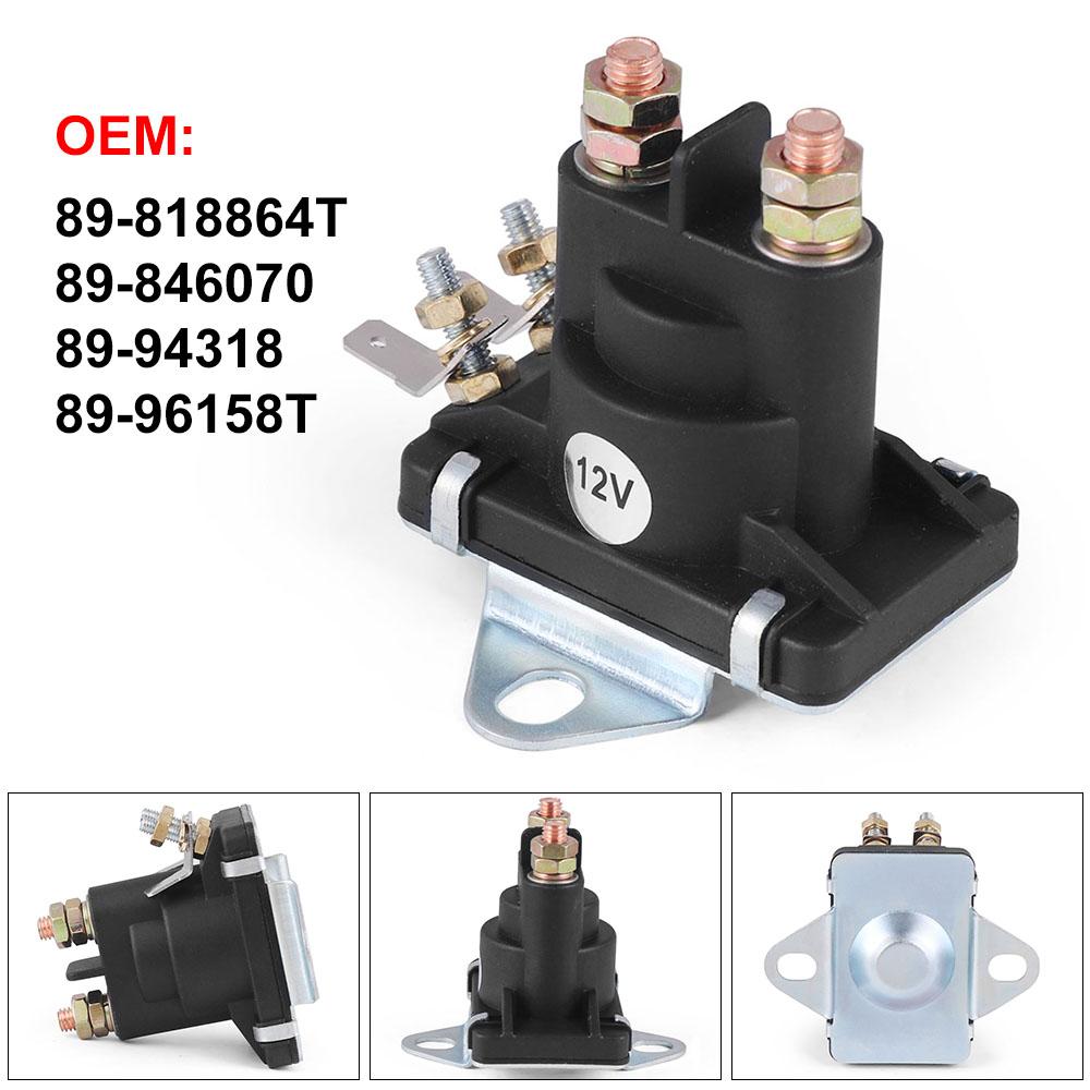 Motorsykkeldel 12V Starterrelé For MARINER MERCURY PÅHENGSMOTOR 35H.K - 275H.K 89-818864T 89-846070 89-94318 89-96158 89-96158T