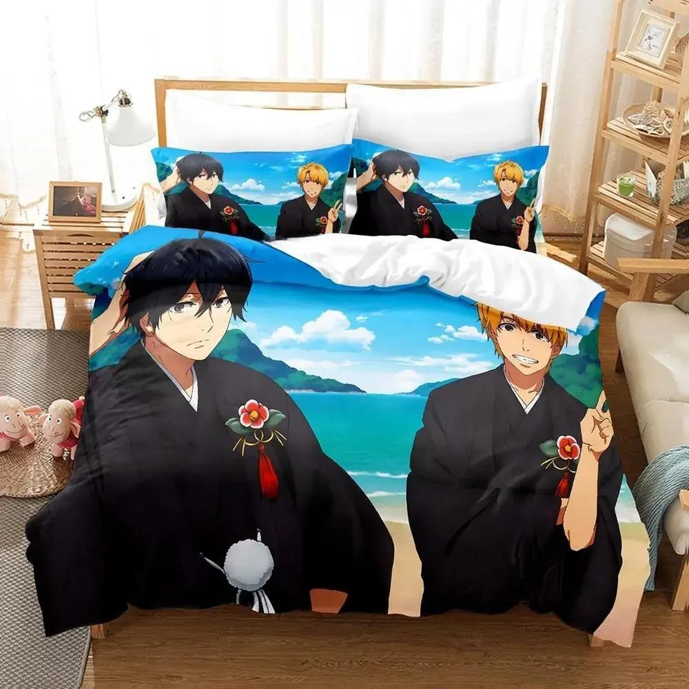 Barakamon Bedding Set Single Twin Full Queen King Size Bed Set Adult Kid Bedroom Duvet Cover Sets 3D Anime Bed Sheet Set