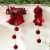 Nordic Bells Christmas Ornament Christmas Ball Hanging Pendant Christmas Tree Decorations for Home Decoration