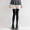 Women'S Sexy Solid Color Black White Thigh High Socks Cute Lolita Style Sweet Thin Leggings Velvet Soft Skin-Friendly Stockings