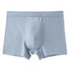 Pure Cotton Men's Striped Boxer Briefs: Mid-High Waist, Loose, Plus Size, Breathable Four-Corner Pants