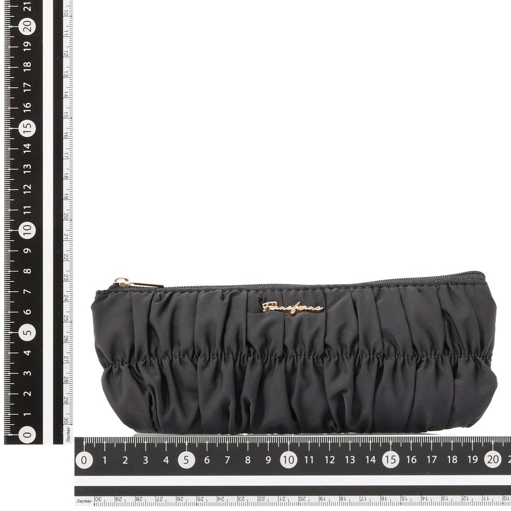 Francfranc Gathered Pen Eyeglass Dark Pen Pen Desk Stationery Pouch & Case, Gray, Holder, Case, Storage,