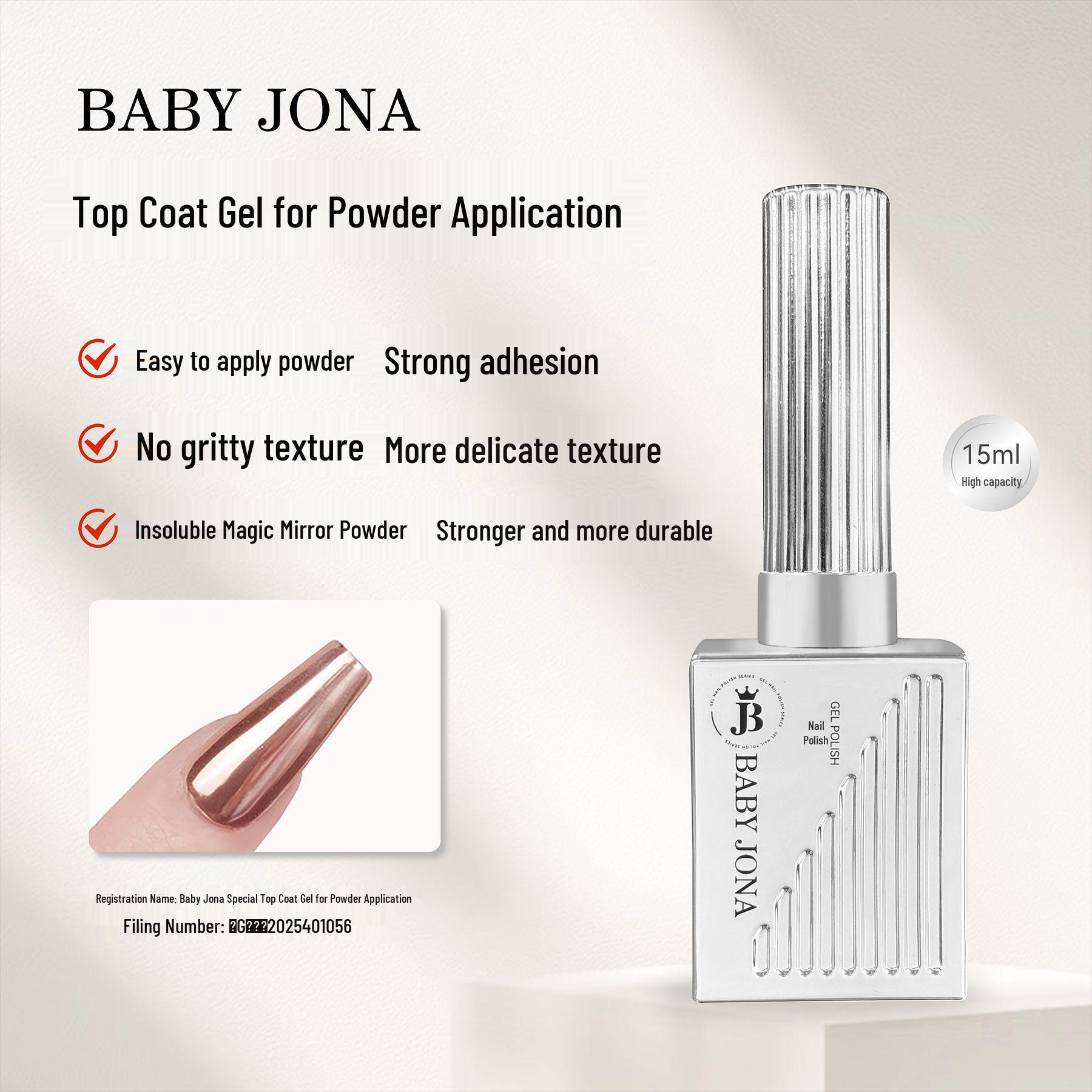 Qiao Na Nail Art Gel Top Coat Collection: Glass, Powder Smear, Matte, Crystal Plating, Tempered