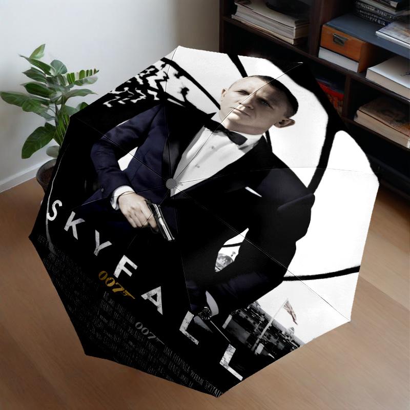 Golden Era Bond 007 Umbrella 8-Frame for Travel, Camping, Casual Lightweight Portable Umbrella, Essential for Every Family Holidays Gift