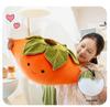 Good Luck Persimmon Plush Toy & Cushion - Perfect Peanut Doll for Wedding Decor