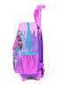 Minik Yuva Rollrucksack Rosa Lila mit Milchshake-Eis-Muster Zweifach 24049