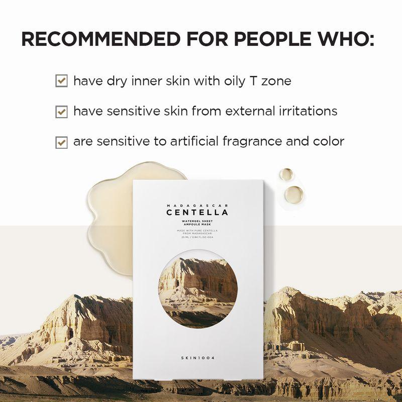 Skin1004 Madagascar Centella Watergel Sheet Ampoule Mask (5ea)