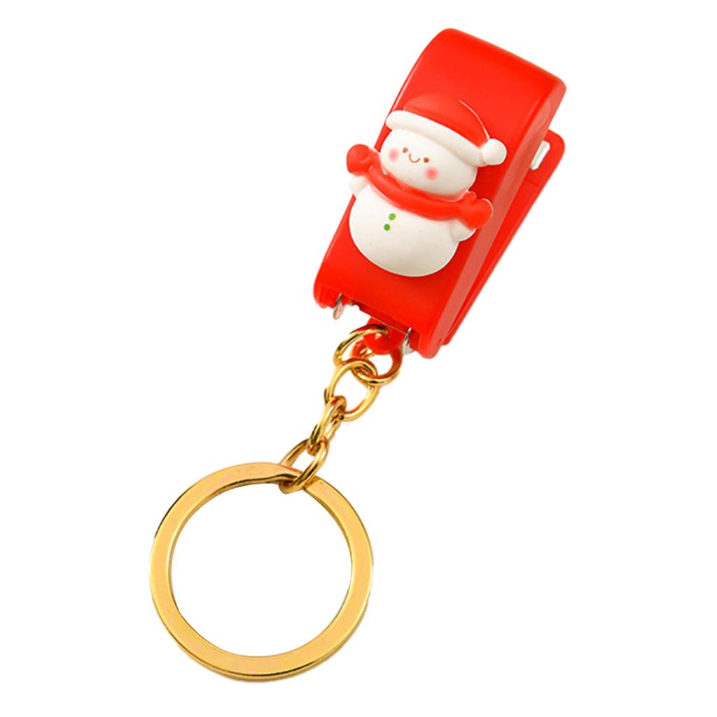 Stapler Multipurpose Cute Cartoon 10 Sheets Capacity Small Manual Table Stapler with Keychain for Christmas Present School