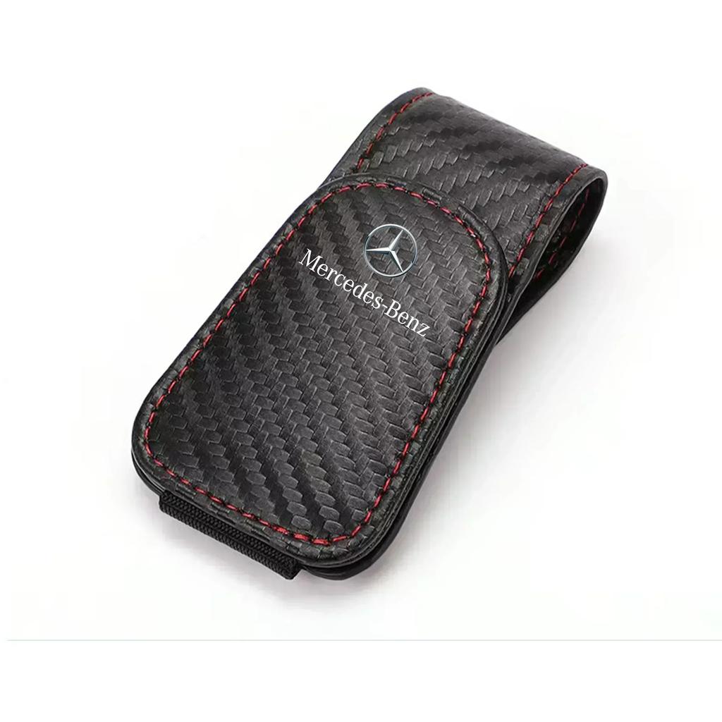 SFL1 Car Glasses Clip Sunglasses Ticket ID Holder For Mercedes Benz W117 W176 W177 W205 204 W213 W253 W156 W218 W166 CLA GLC AMG